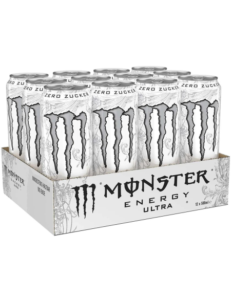Monster Energy Ultra White Zero 12 x 500ml DPG