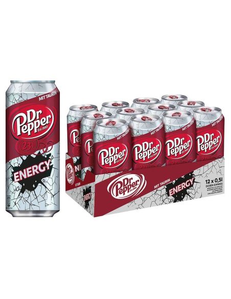 Dr. Pepper Energy 12 x 500ml DPG