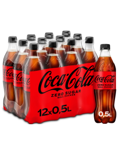 Coca Cola Zero 12 x 500ml PET DPG 2