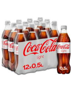 Coca Cola Light 12 x 500ml PET DPG 2