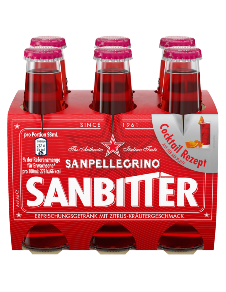 San Pellegrino Sanbitter 4 x 6er 98ml