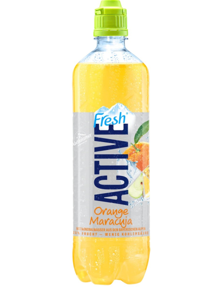 Adelholzener Fresh Active Orange Maracuja 8 x 750ml DPG