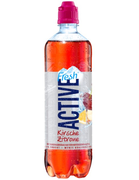 Adelholzener Fresh Active Kirsche Zitrone 8 x 750ml DPG