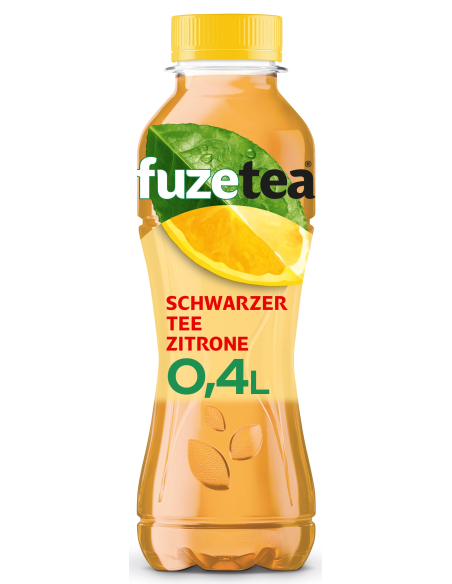 Fuze Tea Schwarzer Tee Zitrone 12 x 400ml DPG