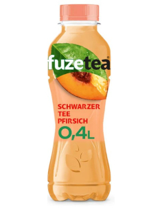 Fuze Tea Schwarzer Tee Pfirsich 12 x 400ml DPG