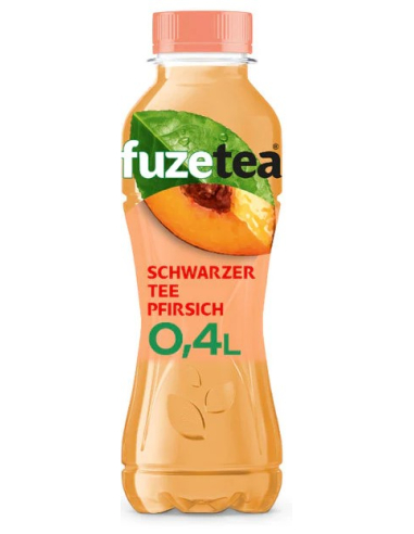 Fuze Tea Schwarzer Tee Pfirsich 12 x 400ml DPG