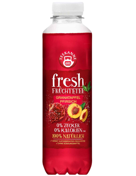 Teekanne Fresh Granatapfel Pfirsich 6 x 500ml DPG