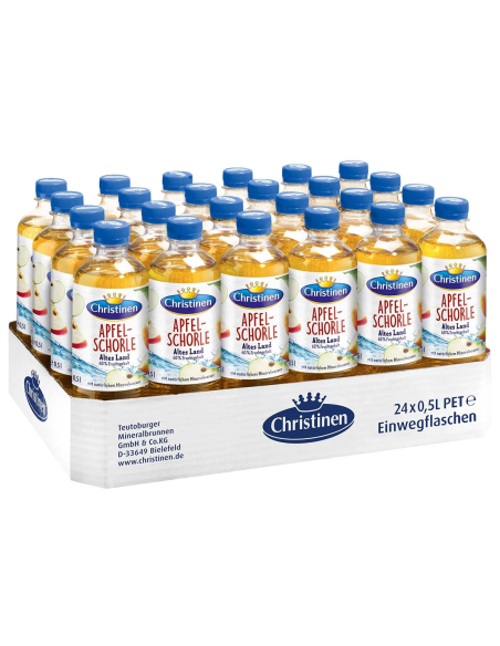 Christinen Apfelschorle 24 x 500ml DPG