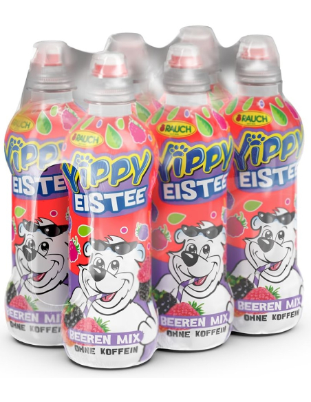 Rauch Yippy Eistee Beeren Mix 6 x 330ml DPG