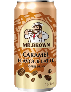 Mr. Brown Caramel Latte Coffee Drink 24 x 250ml DPG