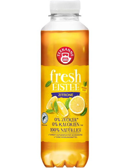 Teekanne Fresh Eistee Zitrone 6 x 500ml DPG