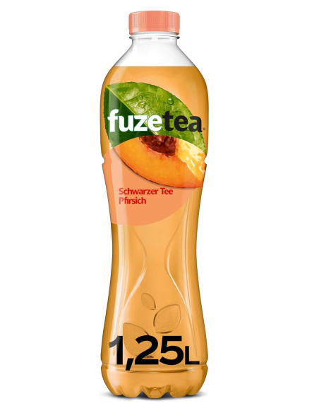 Fuze Tea Schwarzer Tee Pfirsich 6 x 1,25l DPG