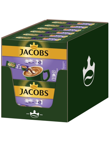 Jacobs 3 in 1 Milka 12 x 124g