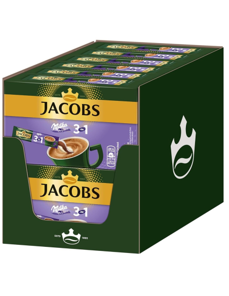 Jacobs 3 in 1 Milka 12 x 124g