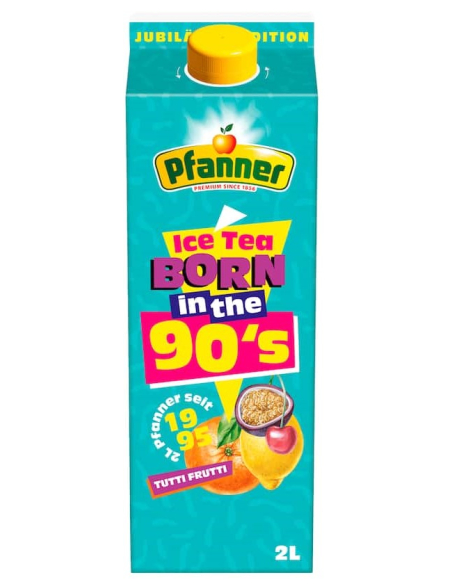 Pfanner Ice Tea Tutti Frutti Born in the 90´s 6 x 2l