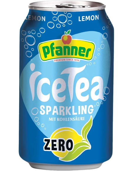 Pfanner Ice Tea Sparkling Lemon Zero 24 x 330ml DPG