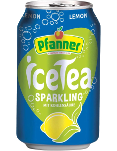 Pfanner Ice Tea Sparkling Lemon 24 x 330ml DPG