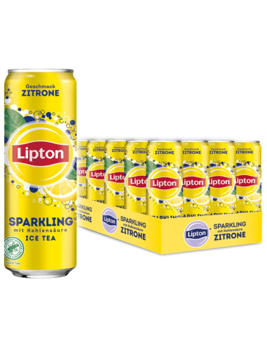Lipton Sparkling Zitrone 24 x 330ml DPG