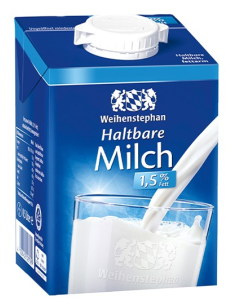 Weihenstephan H-Milch 1,5% 12 x 500ml
