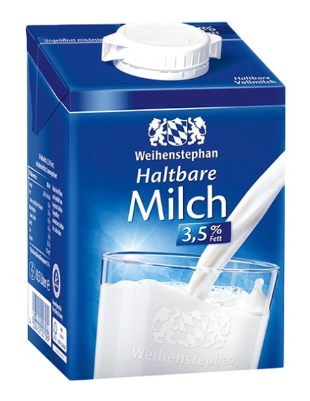 Weihenstephan H-Milch 3,5% 12 x 500ml