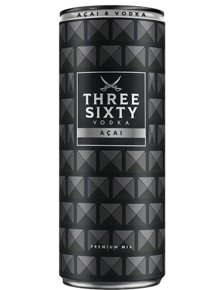 Three Sixty Vodka Acai 10% 12 x 330ml DPG