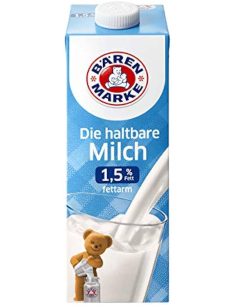 Bärenmarke H-Milch 1,5% 12 x 1l