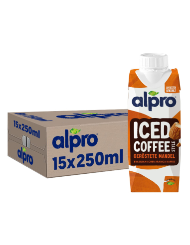 Alpro Iced Coffee Geröstete Mandel 15 x 250ml