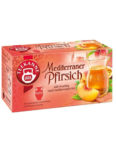 Teekanne Mediterraner Pfirsich 12 x 20er 50g