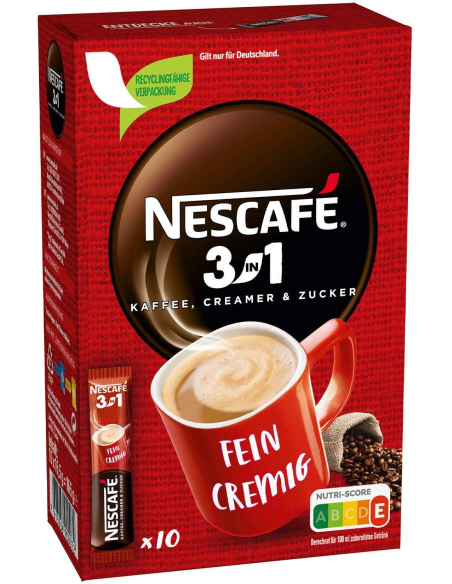 Nescafe 3 in 1 Sticks 8 x 10er 165g