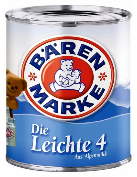 Bärenmarke Kondensmilch Die Leichte 4% 20 x 340g