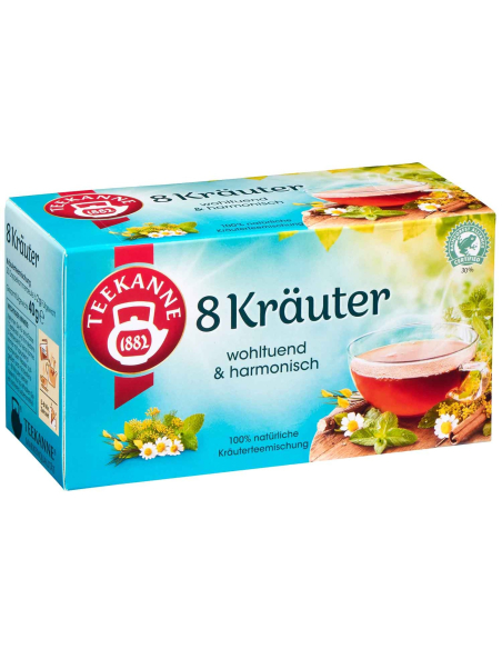 Teekanne 8 Kräuter 12 x 20er 40g
