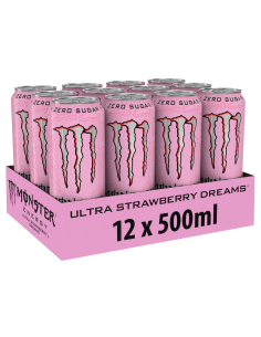 Monster Energy Ultra Strawberry Dreams Zero 12 x 500ml DPG 2