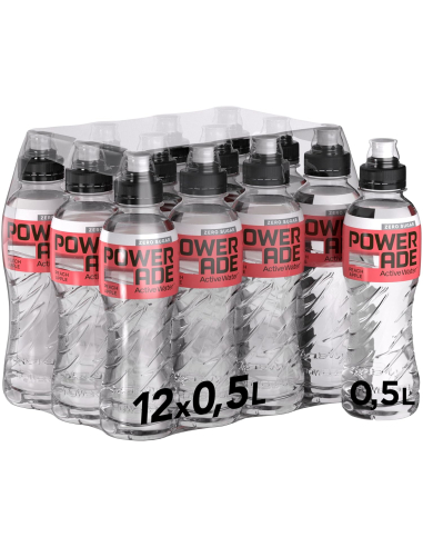 Powerade Activewater Peach Apple Zero 12 x...