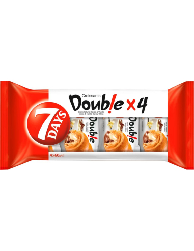 7 Days Croissant Kakao Vanille 10 x 4er 60g