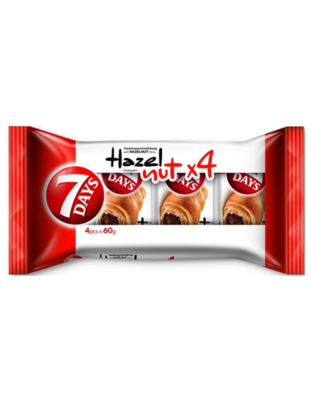7 Days Croissant Haselnuss 10 x 4er 60g