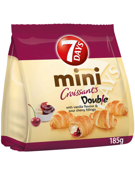 7 Days Mini Croissants Double Vanille Sauerkirsche 10 x 185g