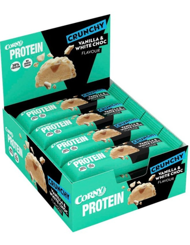 Corny Proteinriegel Crunchy Vanilla White 12 x 45g