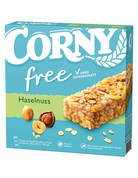 Corny Free Haselnuss 10 x 6er 120g