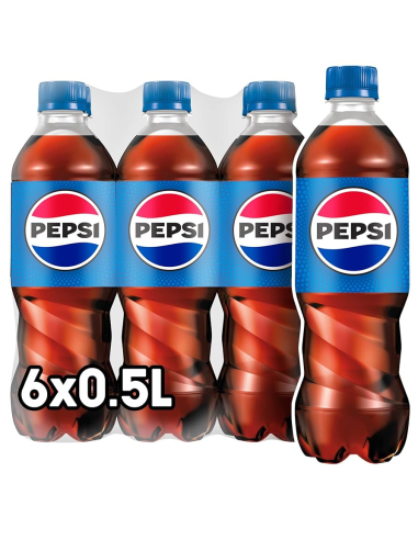 Pepsi Cola 6 x 500ml PET DPG