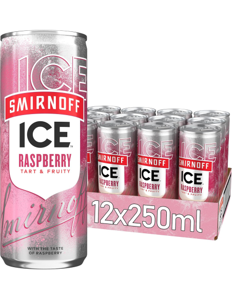 Smirnoff Ice Raspberry 10% 12 x 250ml DPG