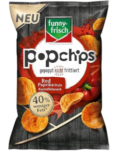 Funny-Frisch Popchips Red Paprika Style 12 x 80g