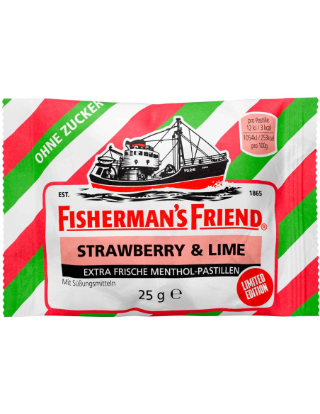 Fisherman´s Friend Strawberry & Lime ohne Zucker 24 x 25g