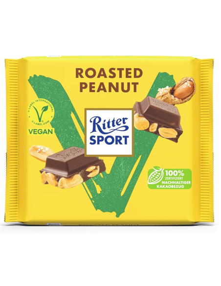 Ritter Sport Nussklasse Roasted Peanut Vegan 11 x 100g