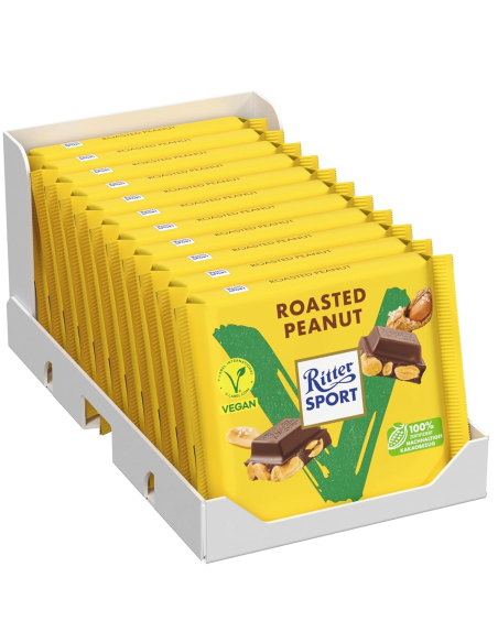 Ritter Sport Nussklasse Roasted Peanut Vegan 11 x 100g