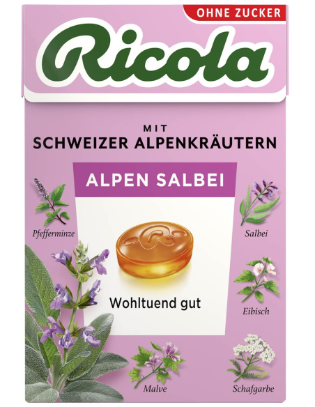 Ricola Alpen Salbei 10 x 50g