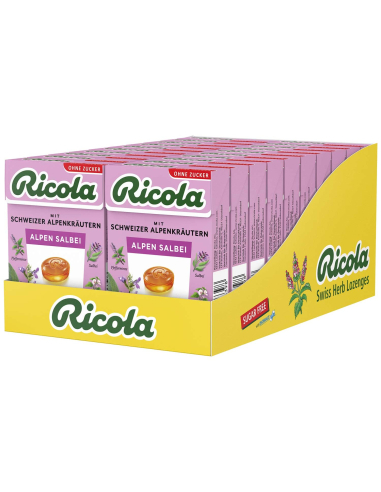 Ricola Alpen Salbei 10 x 50g