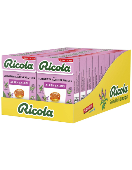 Ricola Alpen Salbei 10 x 50g