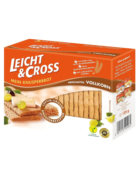 Leicht & Cross Knusperbrot Vollkorn 8 x 125g