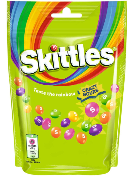Skittles Crazy Sours 15 x 136g