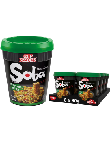 Nissin Soba Cup Teriyaki 8 x 90g
